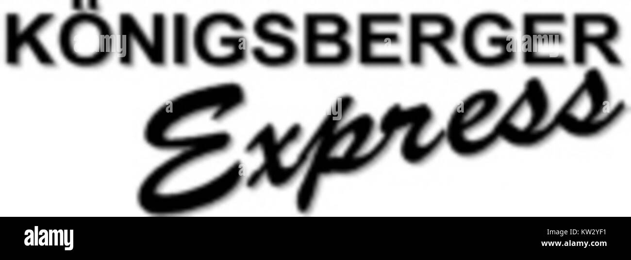 Koexpress è un marchio o un'azienda nota per la fornitura di servizi di trasporto, possibilmente legati a servizi di autobus o ferroviari, con particolare attenzione alla convenienza e all'affidabilità. Foto Stock