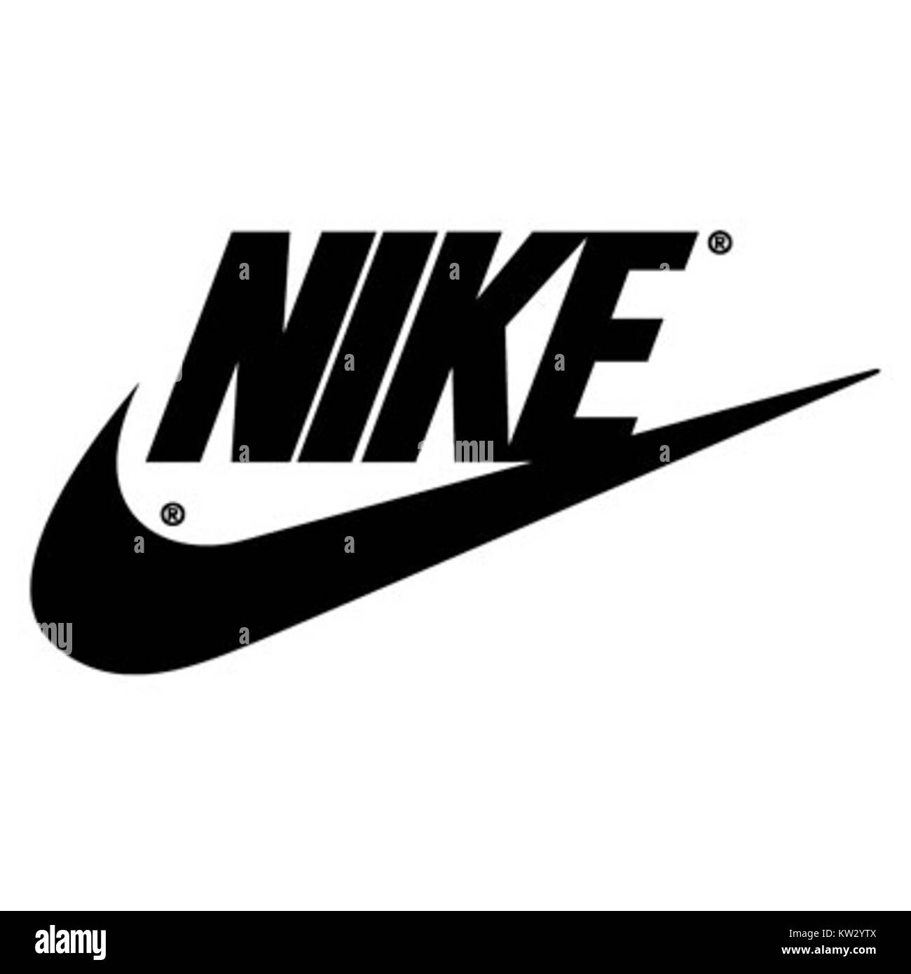 Il vecchio logo Nike Foto stock - Alamy