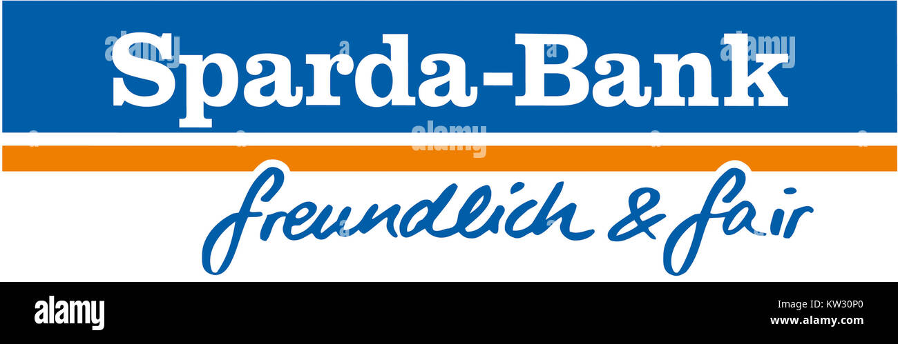 Il logo di Sparda Bank West EG rappresenta l'istituto finanziario con sede in Germania, noto per il suo modello bancario cooperativo. Offre un'ampia gamma di servizi, tra cui risparmi, prestiti e pianificazione finanziaria. Foto Stock