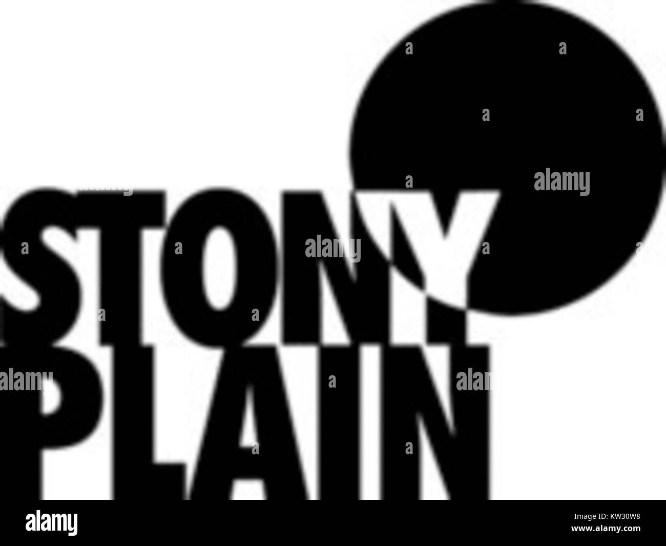 Il logo Stoney Plane Records rappresenta il marchio di un'etichetta discografica, probabilmente specializzata in uno specifico genere musicale o stile. Questo logo riflette l'identità e la posizione di mercato dell'etichetta nell'industria musicale. Foto Stock