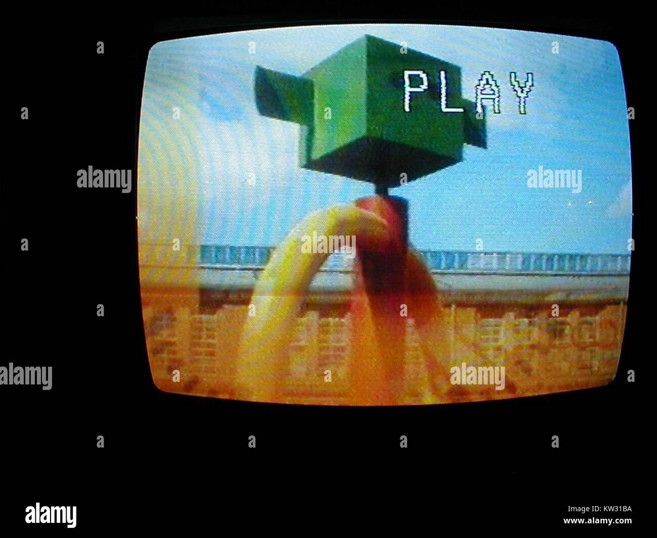 Si tratta probabilmente di un riferimento a una sede a Bochum, Germania, probabilmente correlata a una stazione locale o a un evento coperto dalla WDR (Westdeutscher Rundfunk), un servizio pubblico di radiodiffusione tedesco. Foto Stock