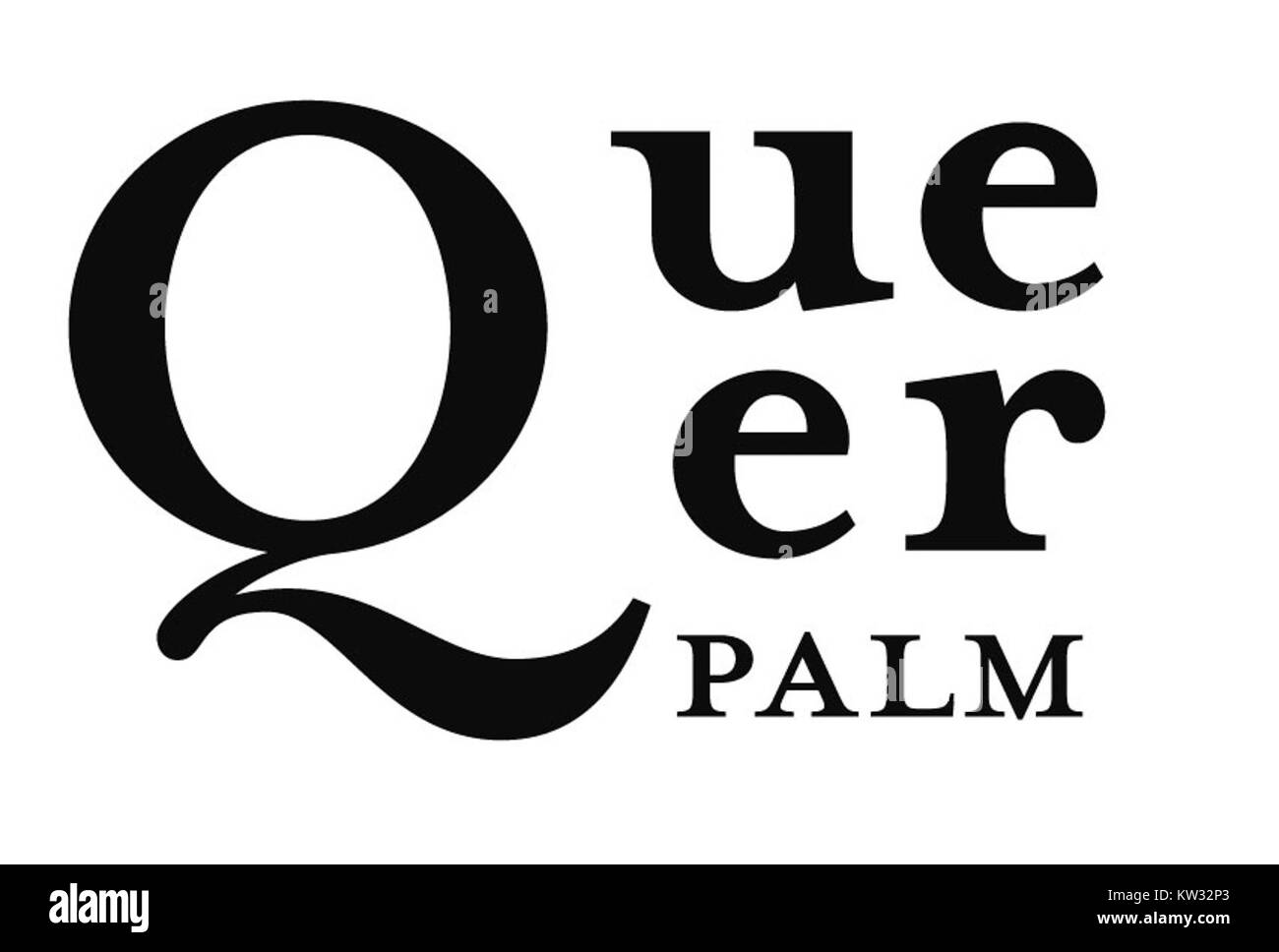 The Queer Palm è un premio presentato al Festival di Cannes per riconoscere i film a tema LGBTQ+. Introdotto nel 2010 dall'associazione francese LGBT Act Up-Paris, mira a evidenziare e promuovere il cinema LGBTQ+ all'interno del festival. Foto Stock