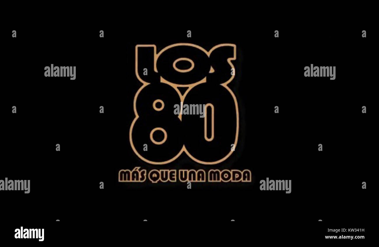 "Presentazione Los 80" si riferisce probabilmente a una presentazione relativa agli anni '1980, forse nella musica, nella storia culturale o nei media. La presentazione può concentrarsi su un aspetto specifico dell'influenza culturale del decennio. Foto Stock