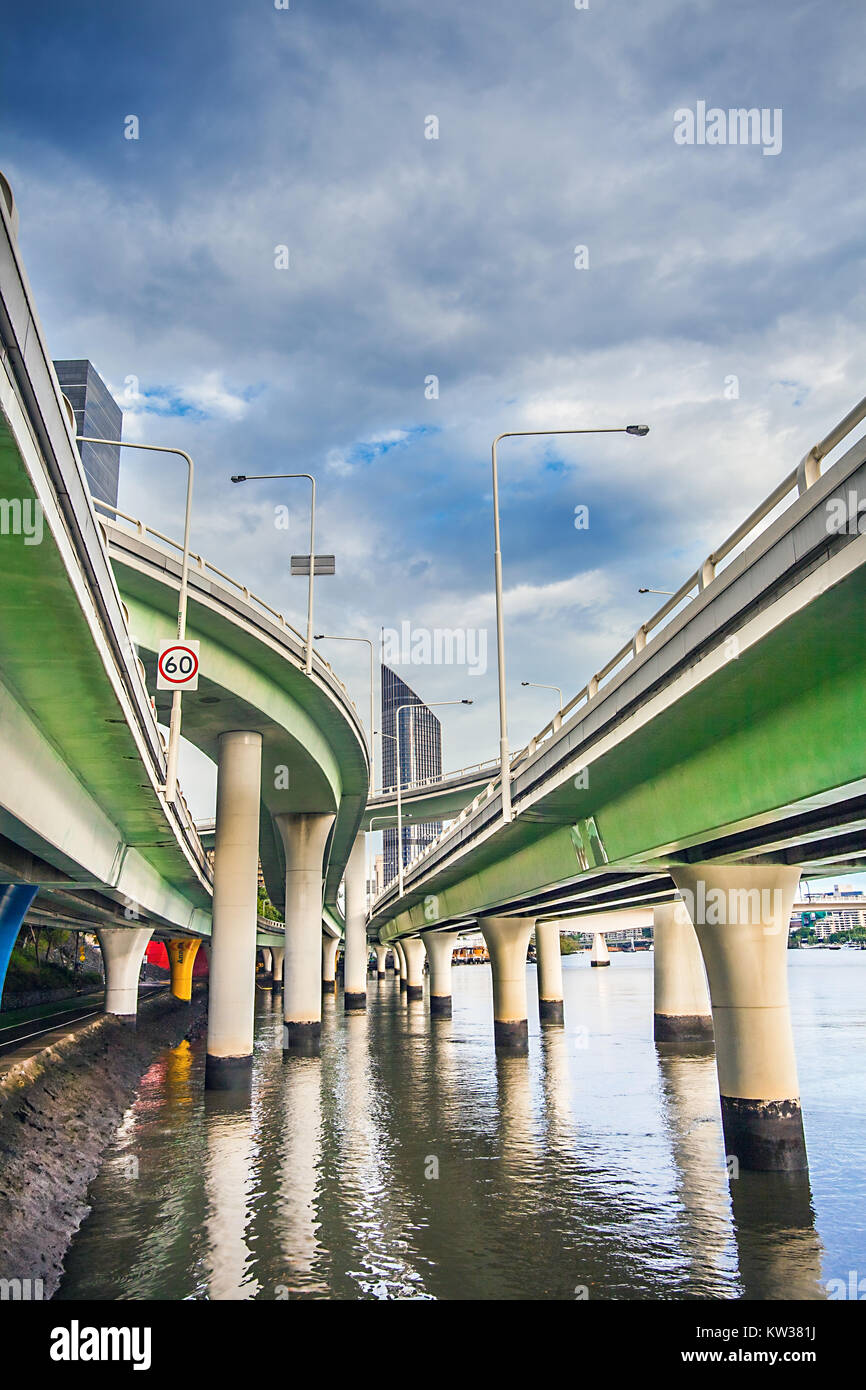 Autostrada a Brisbane Queensland Australia Foto Stock