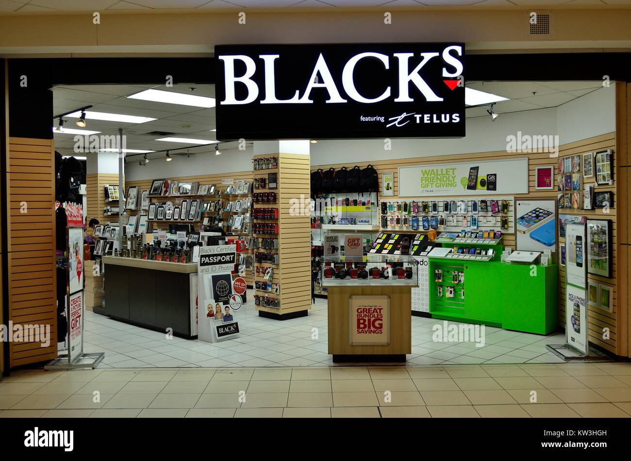 La Black's Promenade è un sentiero panoramico noto per i suoi dintorni pittoreschi e la bellezza naturale. Offre un ambiente tranquillo per passeggiate e attività ricreative all'aperto. Foto Stock