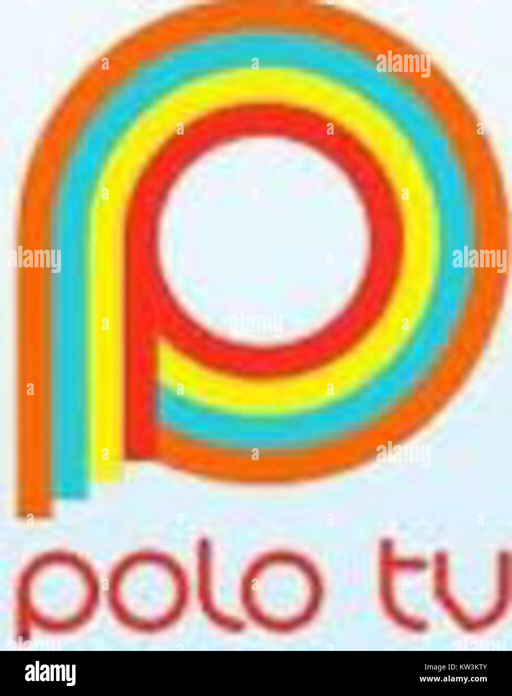 Il logo Polo TV rappresenta il marchio della rete televisiva Polo TV, nota per la sua trasmissione di vari sport, in particolare polo ed equestri. Foto Stock