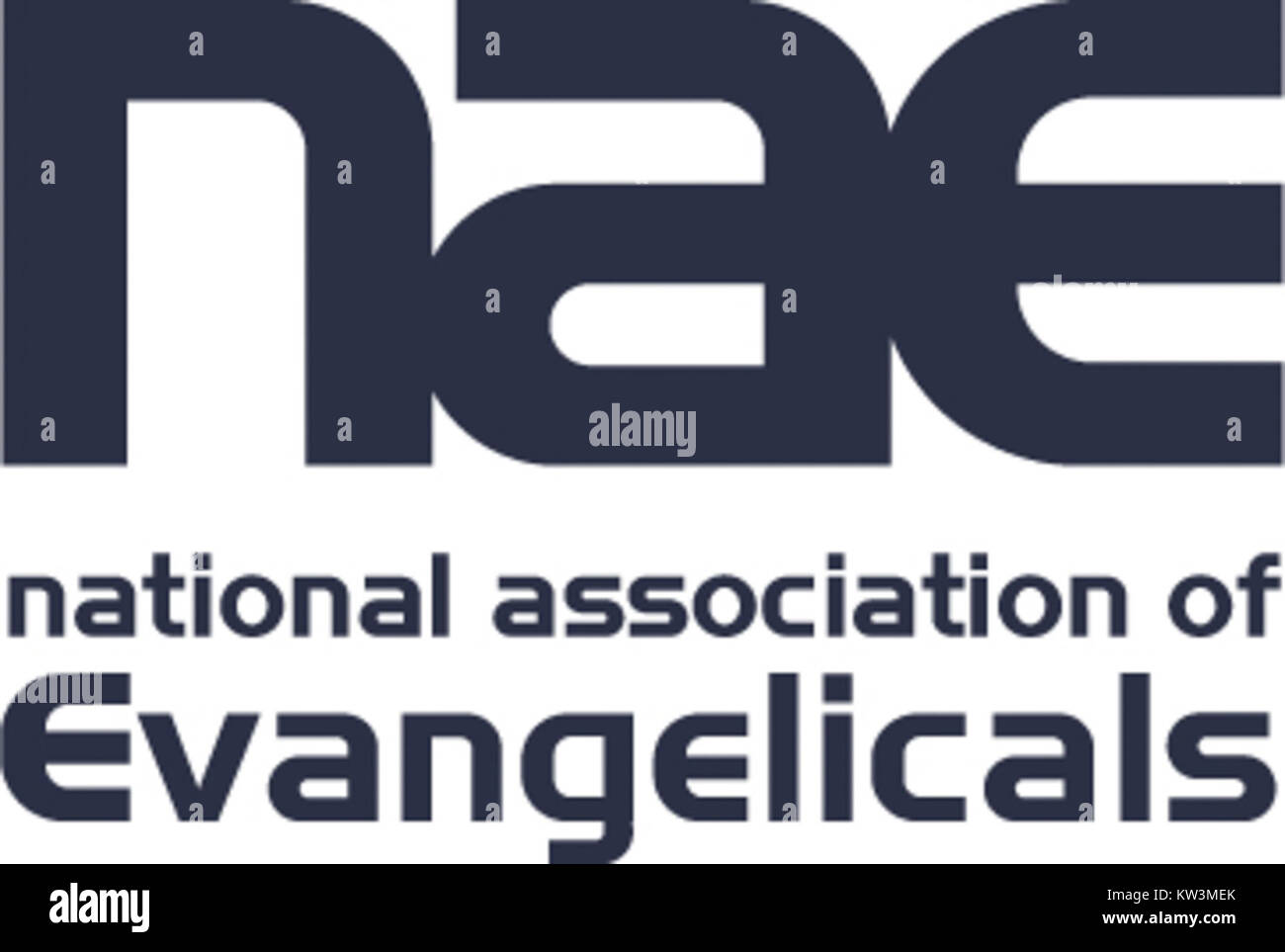 Il logo della National Association of Evangelicals (NAE) rappresenta l'organizzazione dedicata all'Unione di chiese e istituzioni cristiane evangeliche in tutti gli Stati Uniti. Foto Stock
