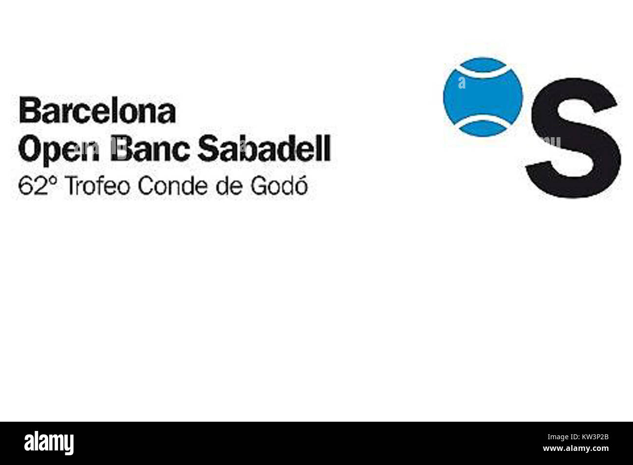 Logo der Barcelona Open Banc Sabadell 2014 Foto Stock