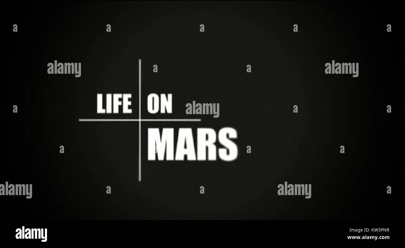 La vita su Marte wallpaper Foto Stock