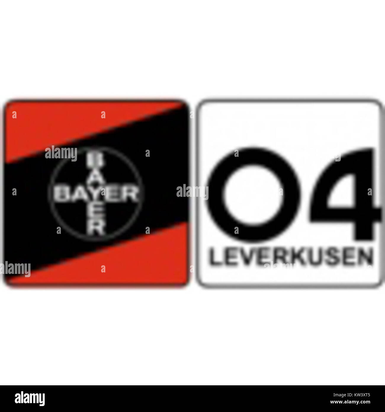 SV Bayer 04 Leverkusen 1976 bis 1984 Foto Stock