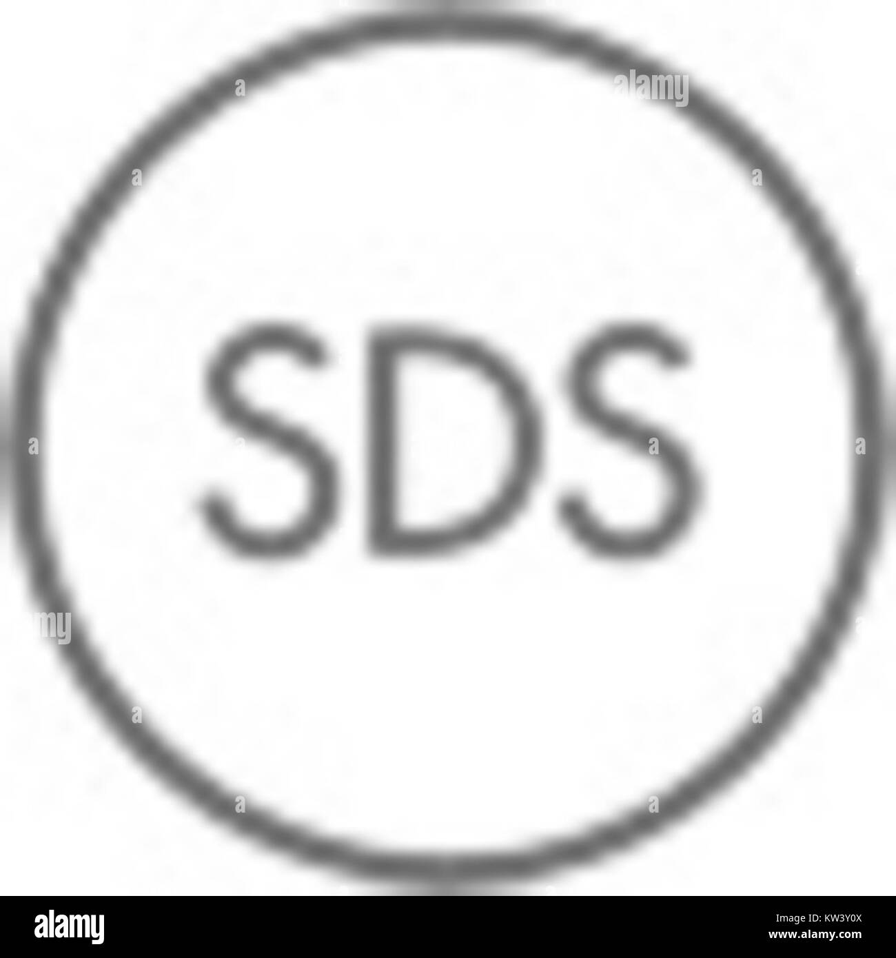 SDS si riferisce a una varietà di termini, ma nel contesto di questa voce, probabilmente rappresenta un concetto scientifico o industriale, come una scheda di dati di sicurezza o una documentazione simile. Foto Stock