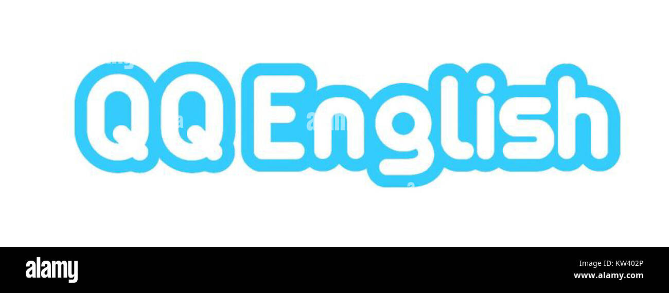 QQEnglish è una scuola di inglese online che offre lezioni individuali 24/7 con insegnanti certificati TESOL. Offrono due lezioni di prova gratuite su abbonamento, con l'obiettivo di migliorare la conoscenza della lingua inglese attraverso un'istruzione personalizzata. Foto Stock