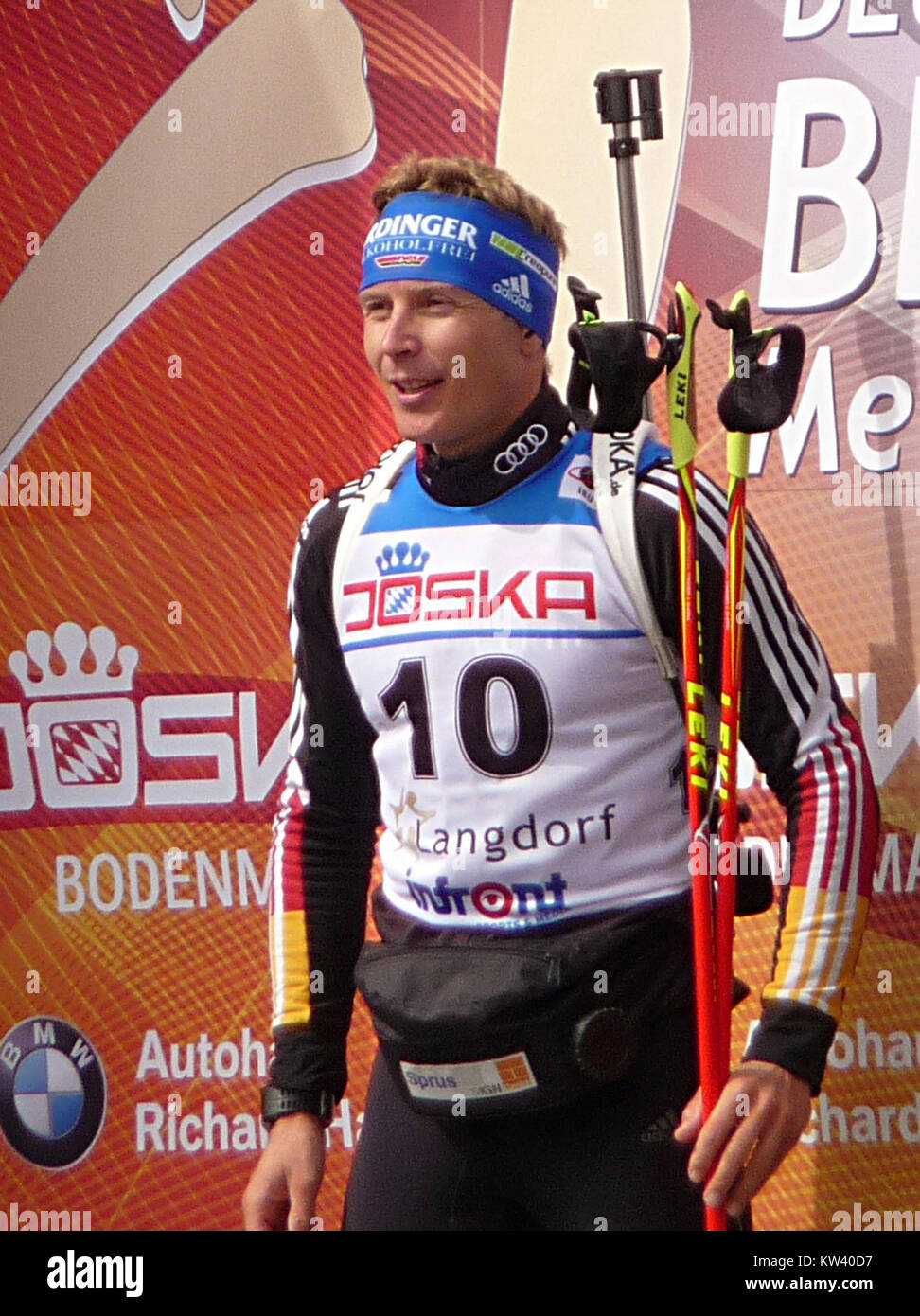Birnbacher DM Biathlon 2015 Foto Stock