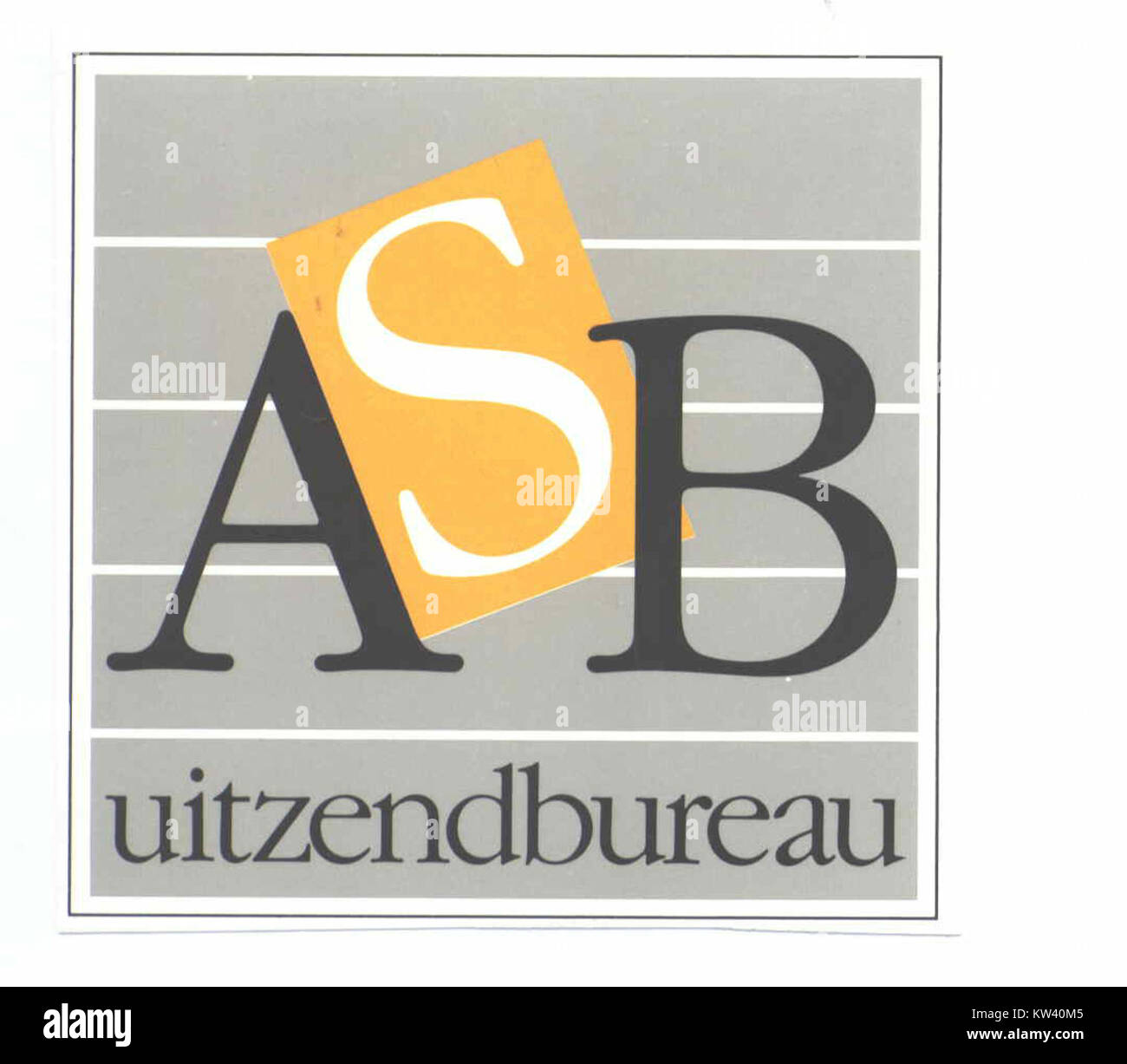 Log asb uitzendbureau si riferisce a un'agenzia temporanea di personale, nota per fornire soluzioni per la forza lavoro in vari settori. È specializzata nell'abbinare i lavoratori qualificati alle aziende che necessitano di supporto per il personale. Foto Stock