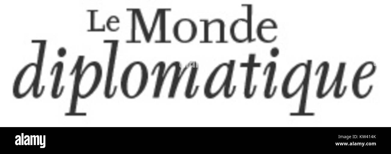 Le Monde diplomatique è un quotidiano francese noto per la sua analisi approfondita e la sua prospettiva globale su questioni politiche, economiche e sociali. Offre commenti critici sugli eventi attuali e gli affari internazionali. Foto Stock