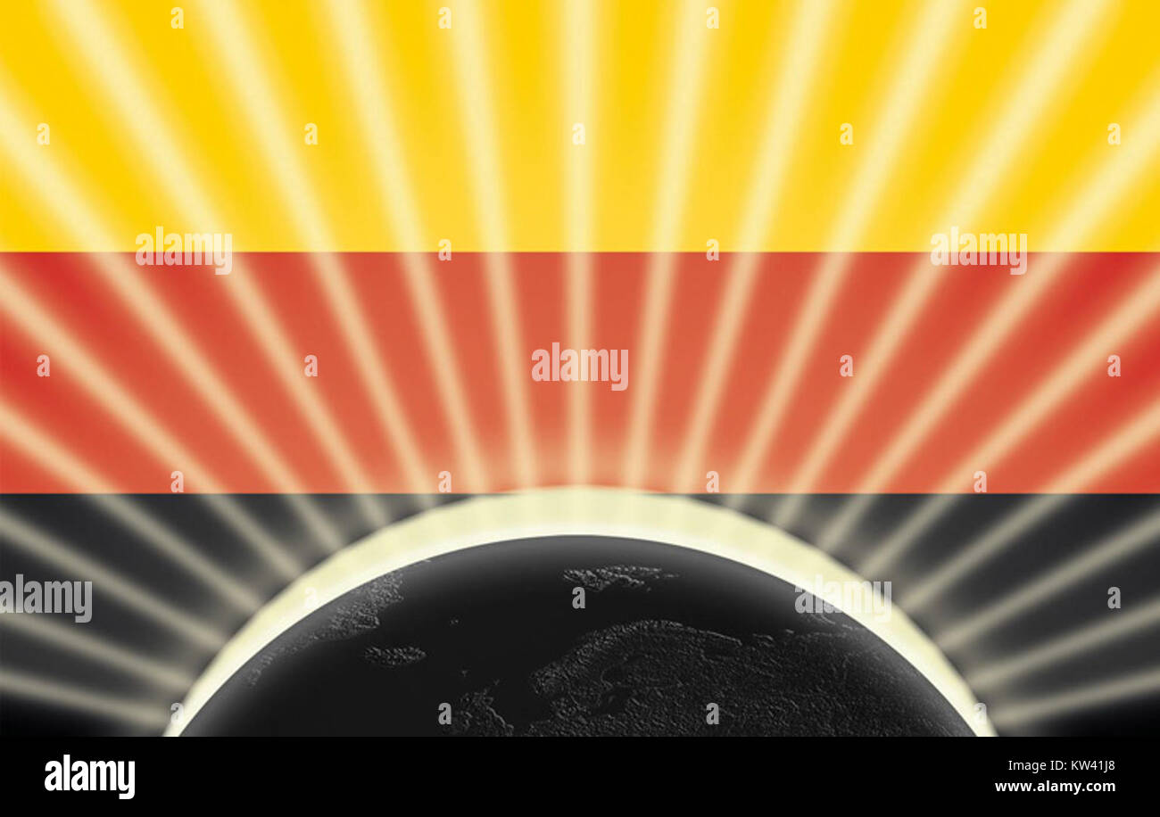 Questo titolo si riferisce alla bandiera KRD, possibilmente un simbolo o un banner relativo a un'organizzazione, un gruppo o un contesto storico specifici. Foto Stock