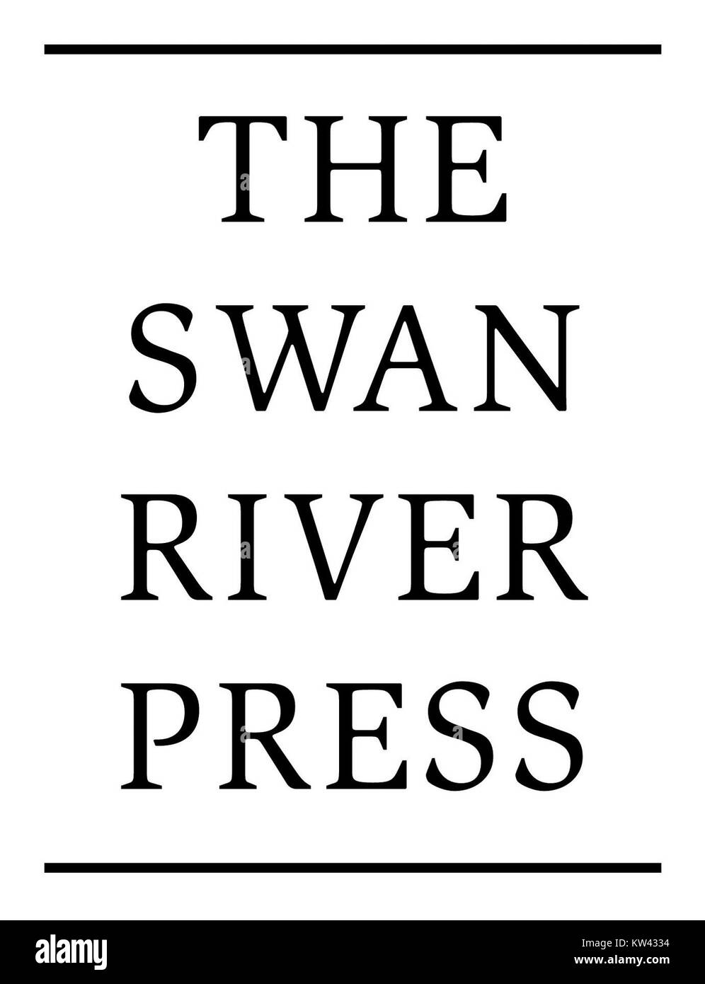 Swan River Press è una casa editrice nota per la sua attenzione alla letteratura e alla cultura irlandesi, producendo opere di autori irlandesi contemporanei. Foto Stock