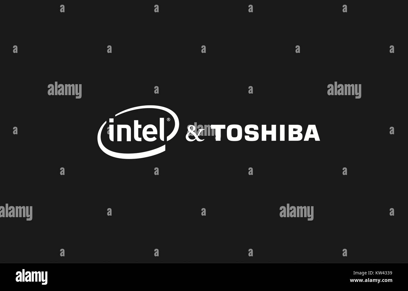 Intel e Toshiba, due importanti attori nel settore della tecnologia e dell'elettronica, hanno collaborato a vari progetti nel corso degli anni. Le loro partnership si sono concentrate sul progresso tecnologico in aree quali semiconduttori, chip di memoria e soluzioni digitali, contribuendo ai progressi nel computing e nell'elettronica di consumo. Foto Stock