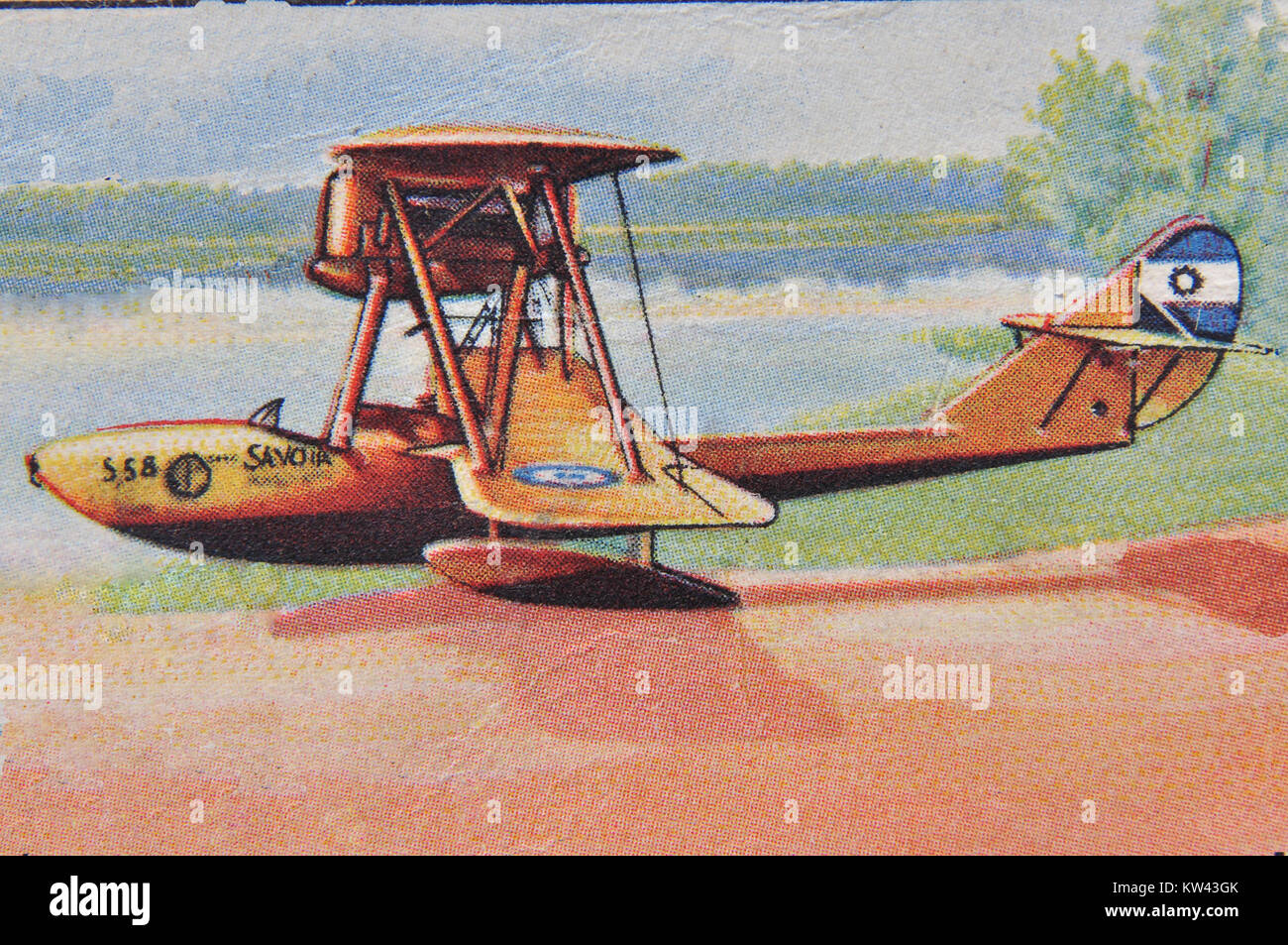 Il SIAI S.58 Jagdflugboot è un tipo di aereo tedesco utilizzato durante la seconda guerra mondiale, specificamente progettato per ricognizione o ricognizione ruoli di supporto. Foto Stock