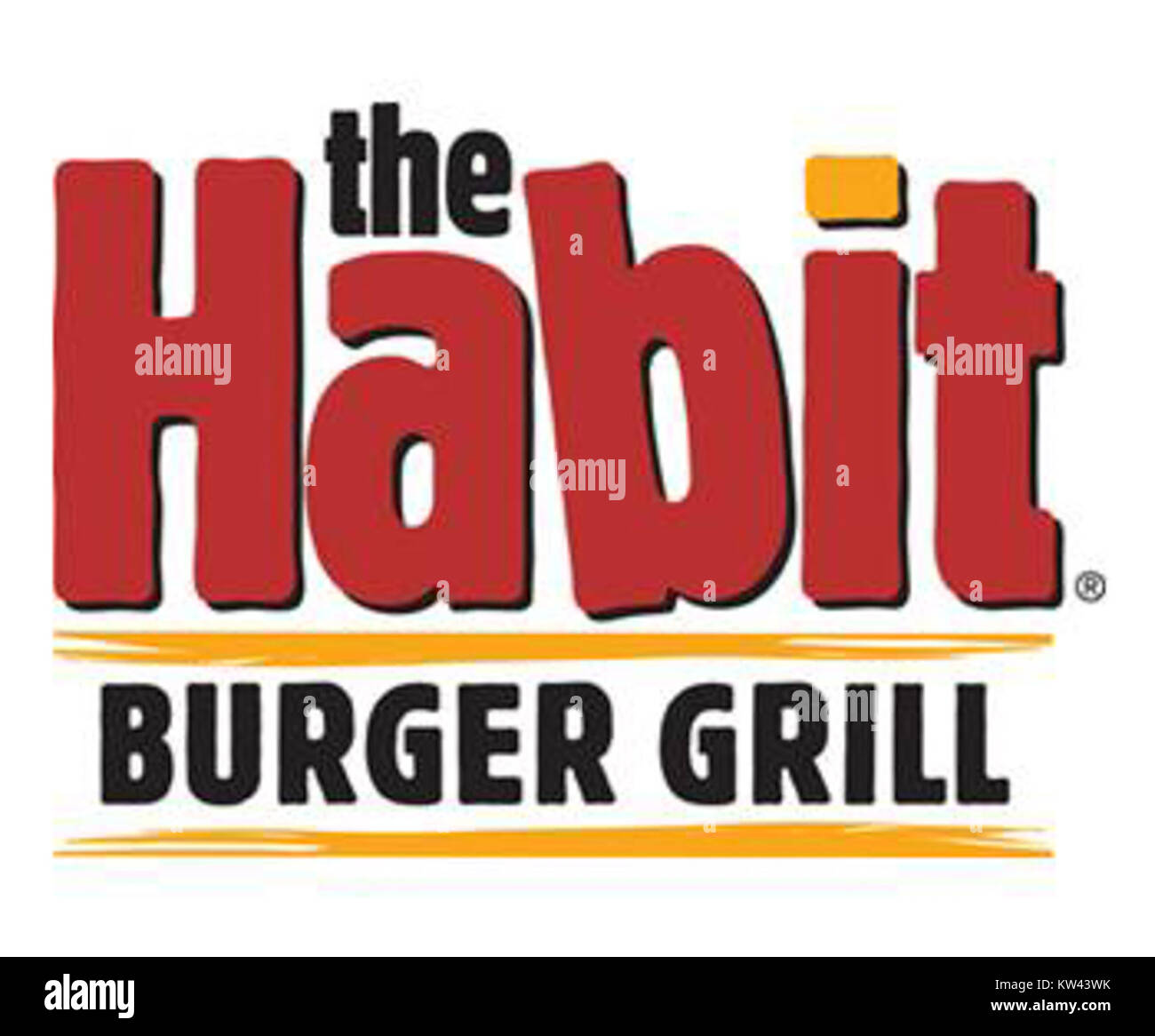 Il logo Habit Burger Grill rappresenta il marchio di una famosa catena americana di ristoranti fast casual. Noto per i suoi hamburger e l'esperienza culinaria informale, il logo incarna l'identità del marchio e l'impegno per la qualità del cibo. Foto Stock