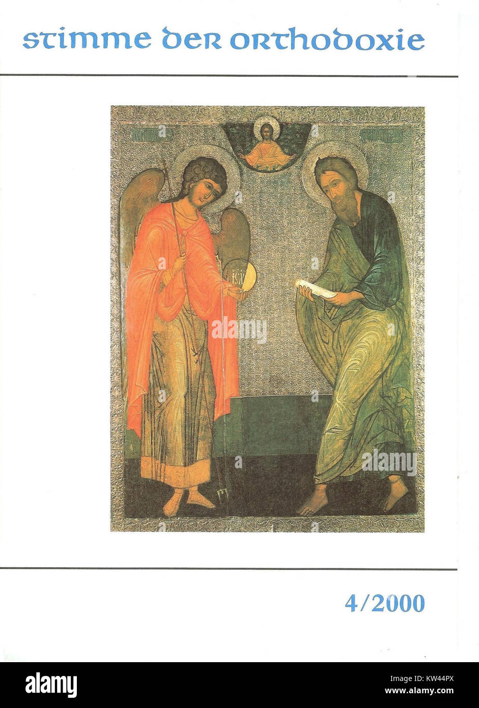 "Stimme der Ortodossia" è stata una pubblicazione in lingua tedesca che sosteneva i valori cristiani ortodossi. Ha contribuito alle discussioni sulla vita religiosa e sulla comunità ortodossa in Europa, in particolare durante l'inizio del XX secolo. Foto Stock