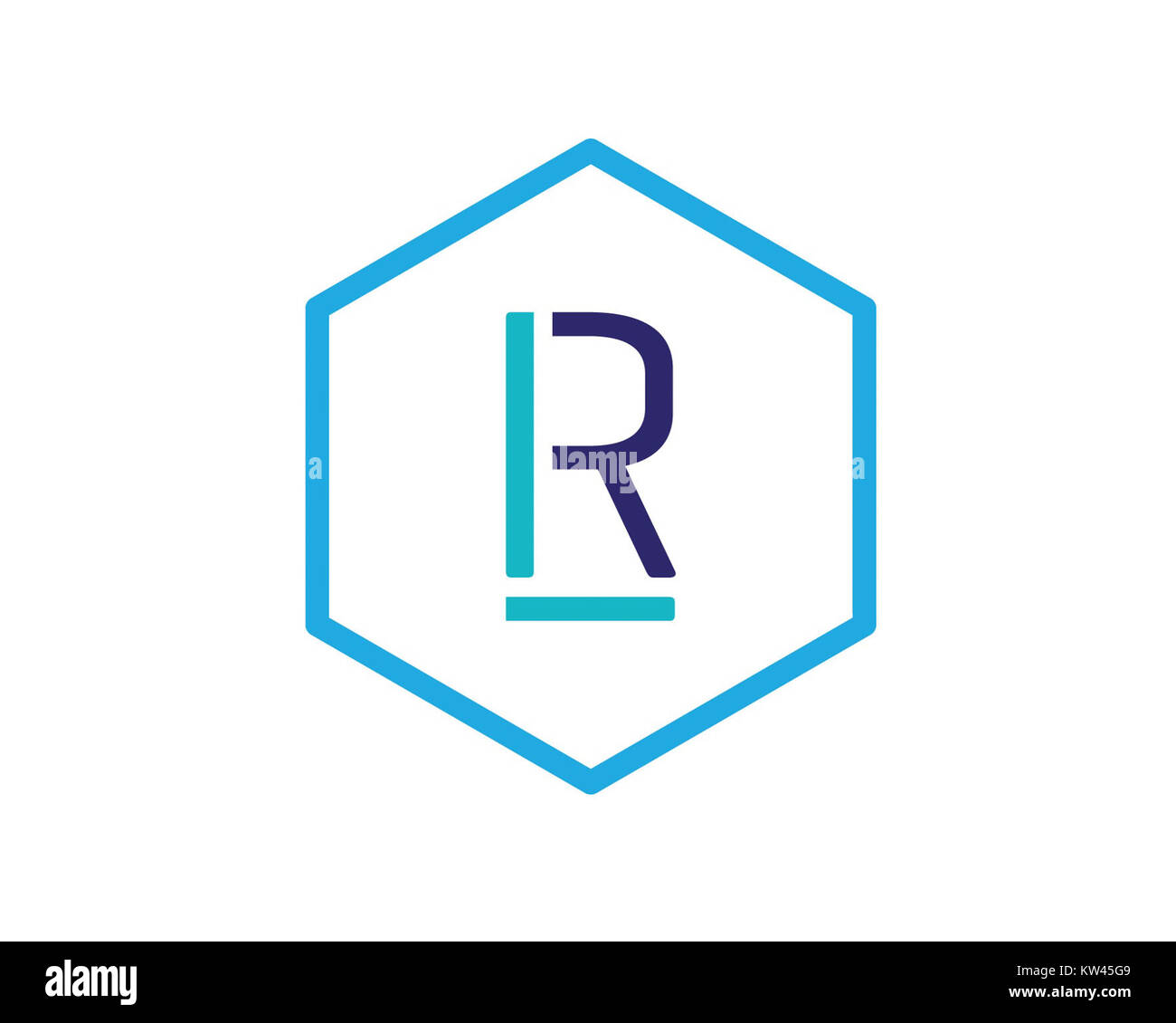 RL Leaders Co. È un'azienda specializzata in servizi di consulenza per la leadership e la gestione. Il loro logo rappresenta il loro impegno a fornire alle aziende soluzioni strategiche e una guida alla leadership in tutti i settori. Foto Stock