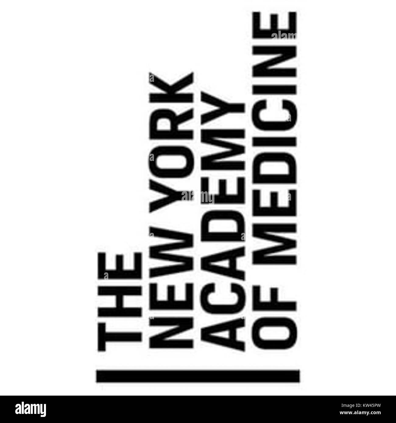 Il marchio della New York Academy of Medicine rappresenta una delle istituzioni più antiche e prestigiose dedicate alla ricerca medica, all'educazione e alla salute pubblica. Fondata nel 1847, l'Accademia è nota per il suo impegno nel far progredire le conoscenze sanitarie e mediche, contribuendo a migliorare l'assistenza sanitaria e la politica a livello locale e nazionale. Foto Stock