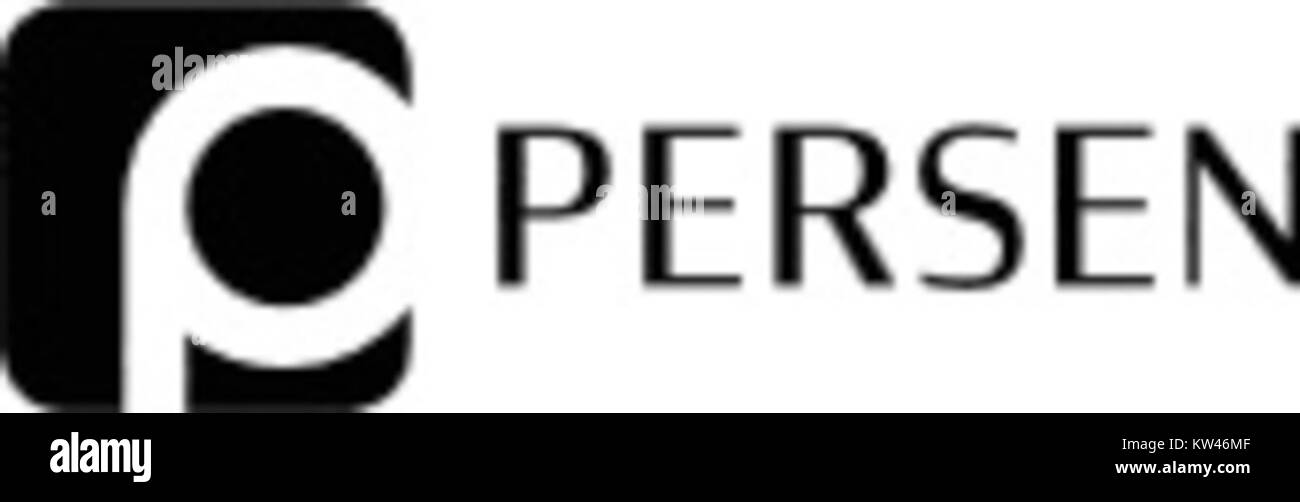 Persen Verlag è una casa editrice e il suo logo rappresenta l'identità del marchio. La società è nota per la pubblicazione di una serie di materiali, tra cui opere educative e culturali. Foto Stock