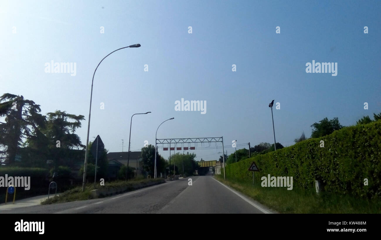 Borgo Virgilio, situato in provincia di Reggio Emilia, è un comune noto per il suo significato storico e l'economia agricola. Foto Stock