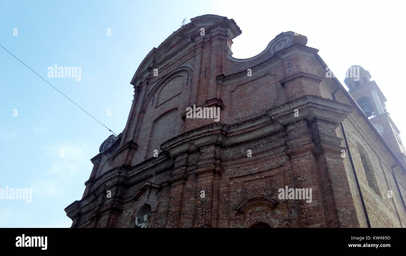 Una fotografia di Borgo Virgilio nella regione di Reggio Emilia, che ne evidenzia le caratteristiche architettoniche e culturali. Foto Stock