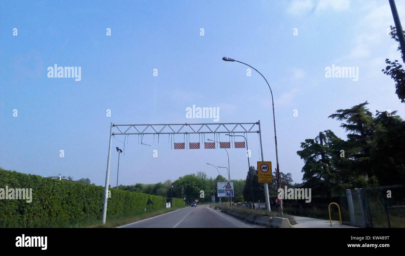 Borgo Virgilio a Reggio Emilia è un comune italiano della regione Emilia-Romagna. È conosciuta per la sua architettura storica e il suo patrimonio culturale. Foto Stock