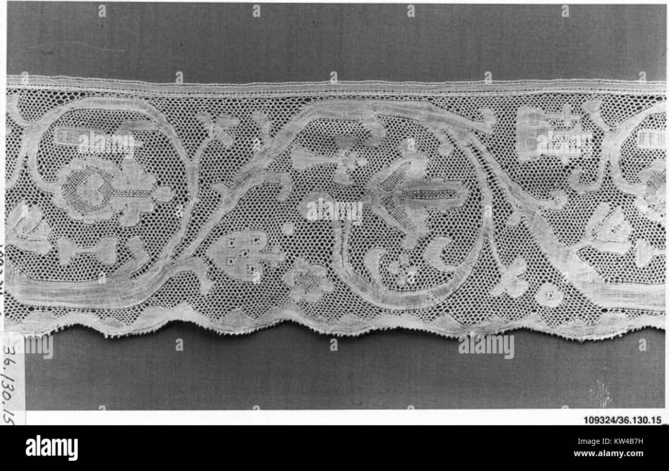 L'opera intitolata "Border", catalogata come MET 109324, è un esempio di arte visiva dalla collezione del Metropolitan Museum of Art Il pezzo si concentra sull'interpretazione artistica dei confini e dei confini della società. Foto Stock