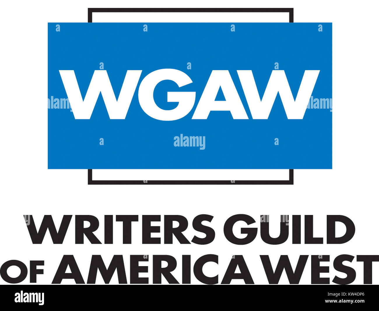 Writers Guild of America West logo Foto Stock