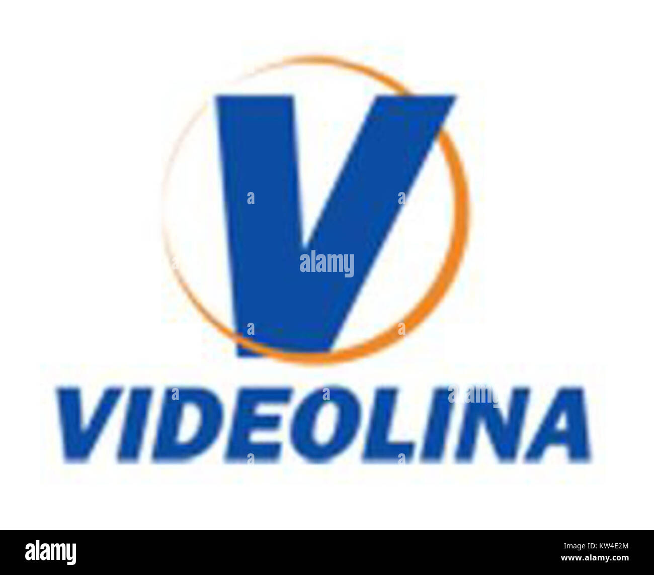Videolina secondo logo è il secondo logo di Videolina, una rete televisiva regionale italiana con sede in Sardegna, che rappresenta l'identità del marchio e l'evoluzione visiva della stazione. Foto Stock