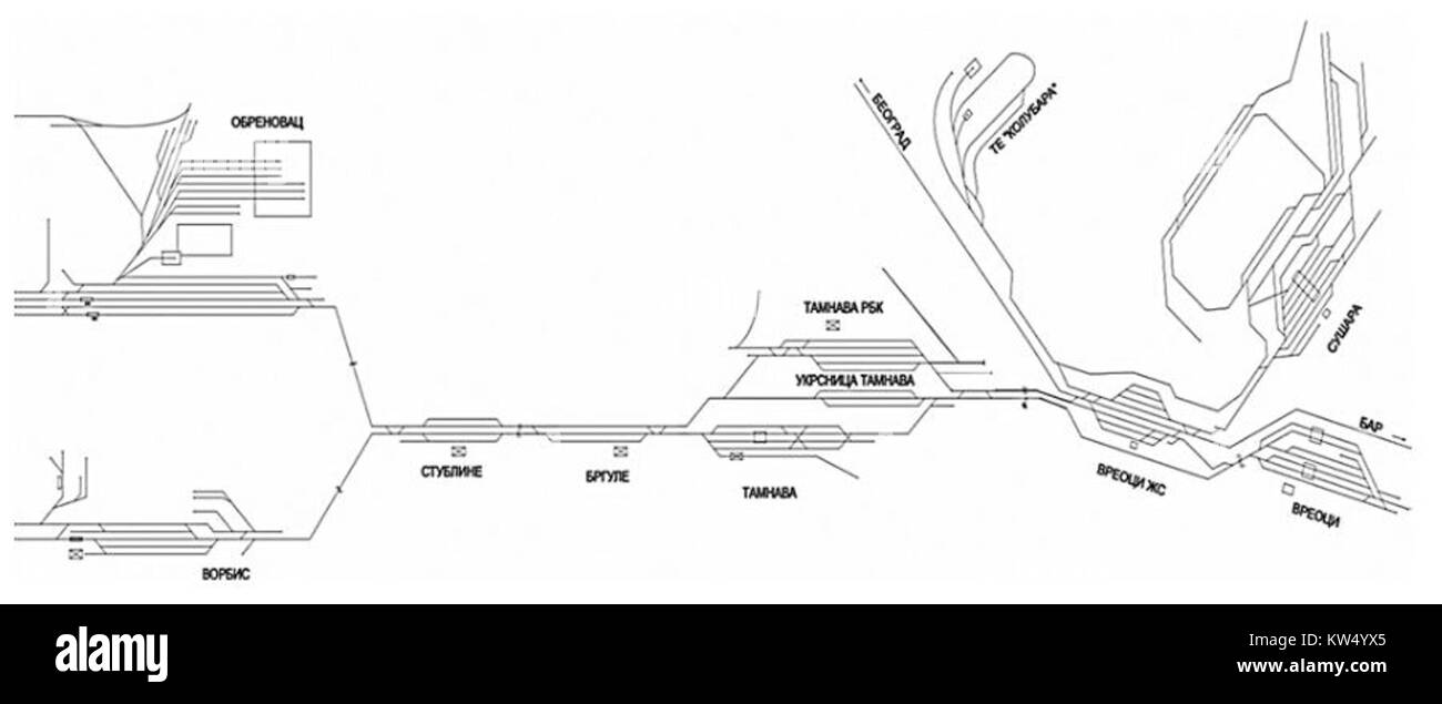 Lo snodo ferroviario DELLE TENDE è un importante nodo di trasporto situato in un'area centrale, che facilita lo spostamento di treni passeggeri e merci. Svolge un ruolo cruciale nei collegamenti ferroviari regionali e contribuisce a ridurre i tempi di percorrenza in tutta la regione. Foto Stock