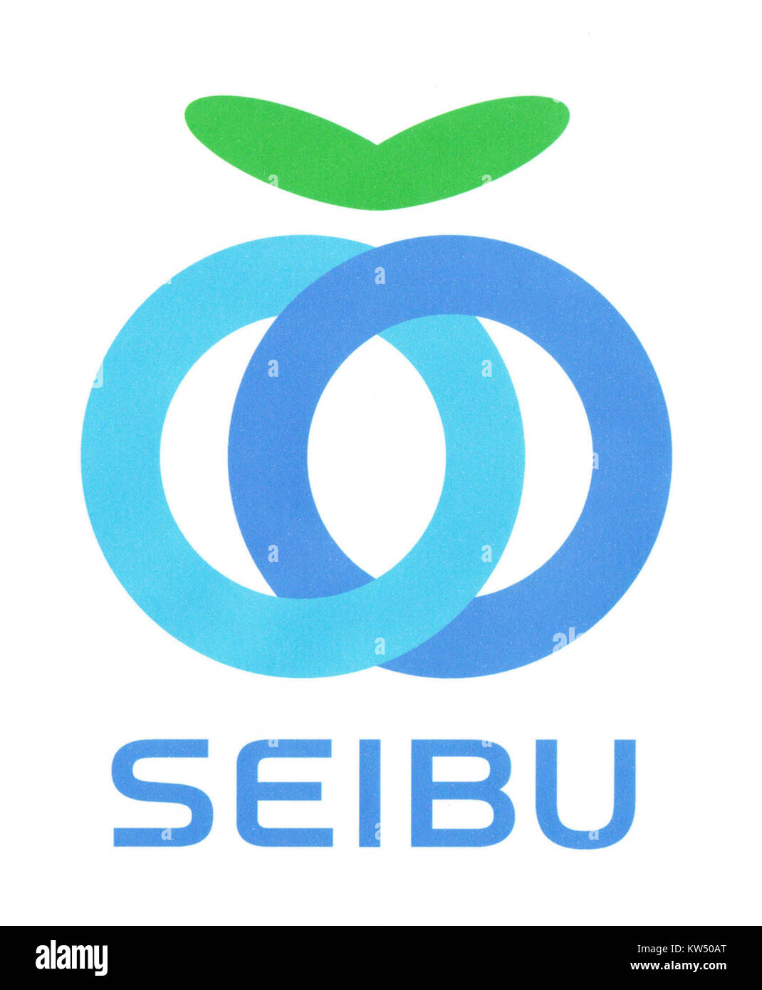 Il nuovo logo della Seibu Railway rappresenta una modernizzazione dell'identità visiva dell'azienda. Simboleggia una nuova era per la compagnia ferroviaria in Giappone, riflettendo la sua attenzione contemporanea e i servizi di trasporto. Foto Stock