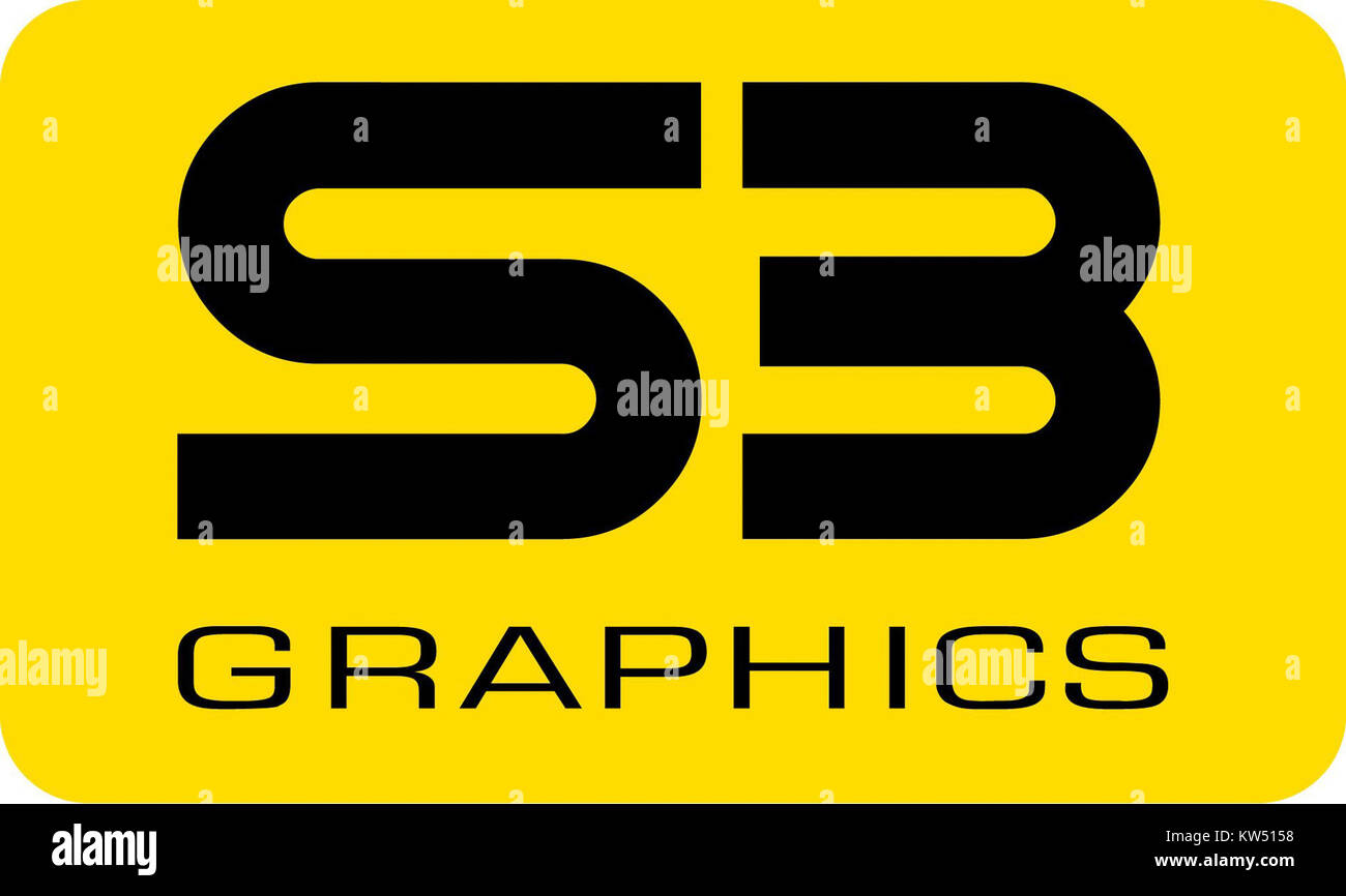 Il logo S3 Graphics rappresenta il marchio di S3 Graphics Company, un'azienda tecnologica nota per le sue soluzioni hardware e software di elaborazione grafica nel settore tecnologico. Foto Stock