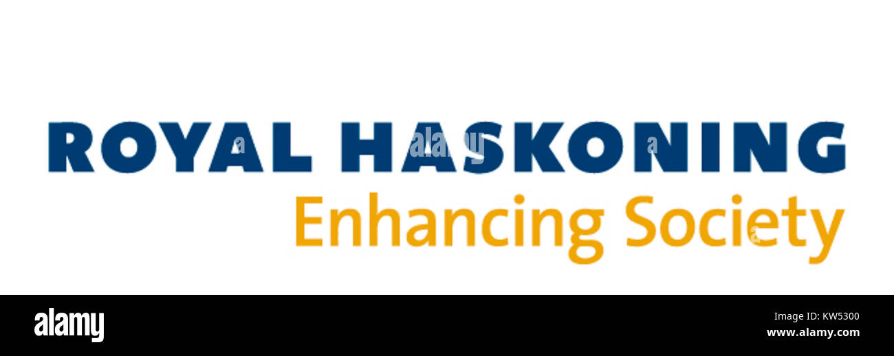 Royal Haskoning è una società internazionale di ingegneria e gestione di progetti, specializzata in progetti infrastrutturali, ambientali e industriali. Nota per il suo impatto globale, l'azienda offre soluzioni sostenibili in ambito ingegneristico e di consulenza. Foto Stock