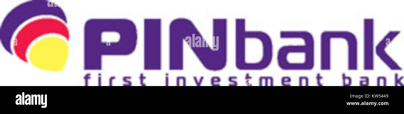 Il logo della First Investment Bank rappresenta il marchio dell’istituto finanziario. Simboleggia l'impegno della banca verso la qualità, il servizio clienti e la competenza finanziaria, allineandosi con i suoi valori di fiducia e affidabilità. Foto Stock