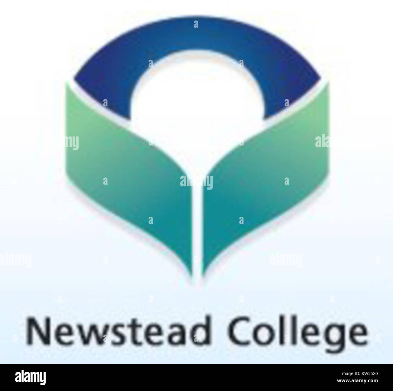 Logo di Newstead, un'azienda nota per i suoi prodotti e servizi innovativi nel settore tecnologico, che rispecchia i moderni principi del design. Foto Stock