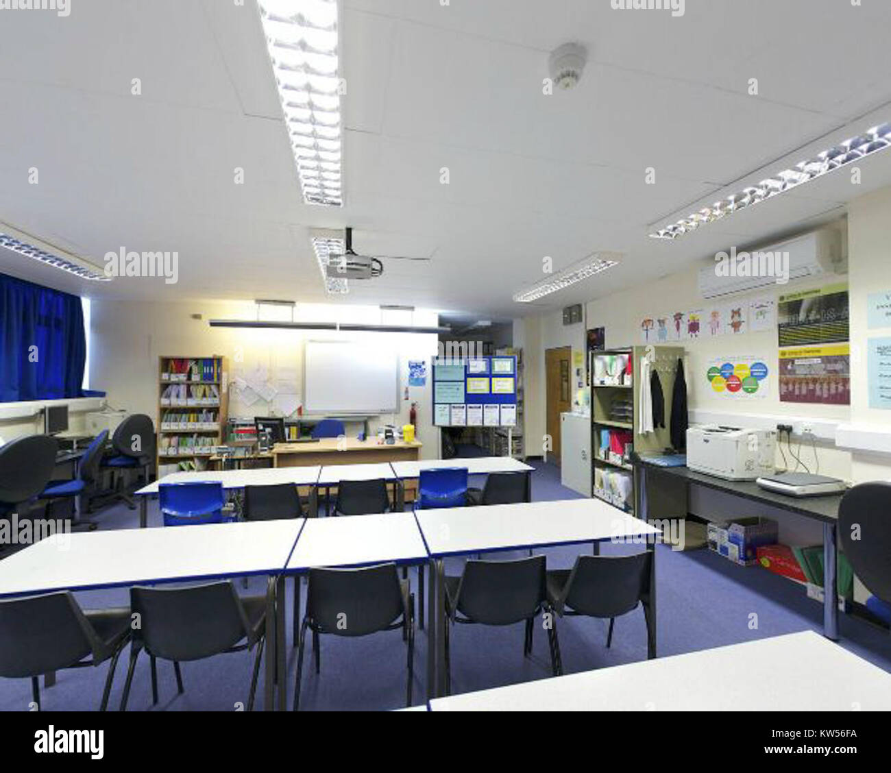 Il Boclair Interior si riferisce al design interno di un edificio specifico noto come Boclair. Il design presenta elementi architettonici storici e presenta una miscela di stili di interni classici e contemporanei. Foto Stock