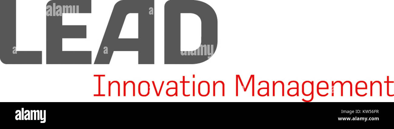 LEAD Innovation è un'azienda nota per le sue soluzioni e i suoi progetti innovativi nei settori della tecnologia e del business. Il logo rappresenta il suo impegno a favore di strategie all'avanguardia e innovazioni all'avanguardia in vari settori. Foto Stock