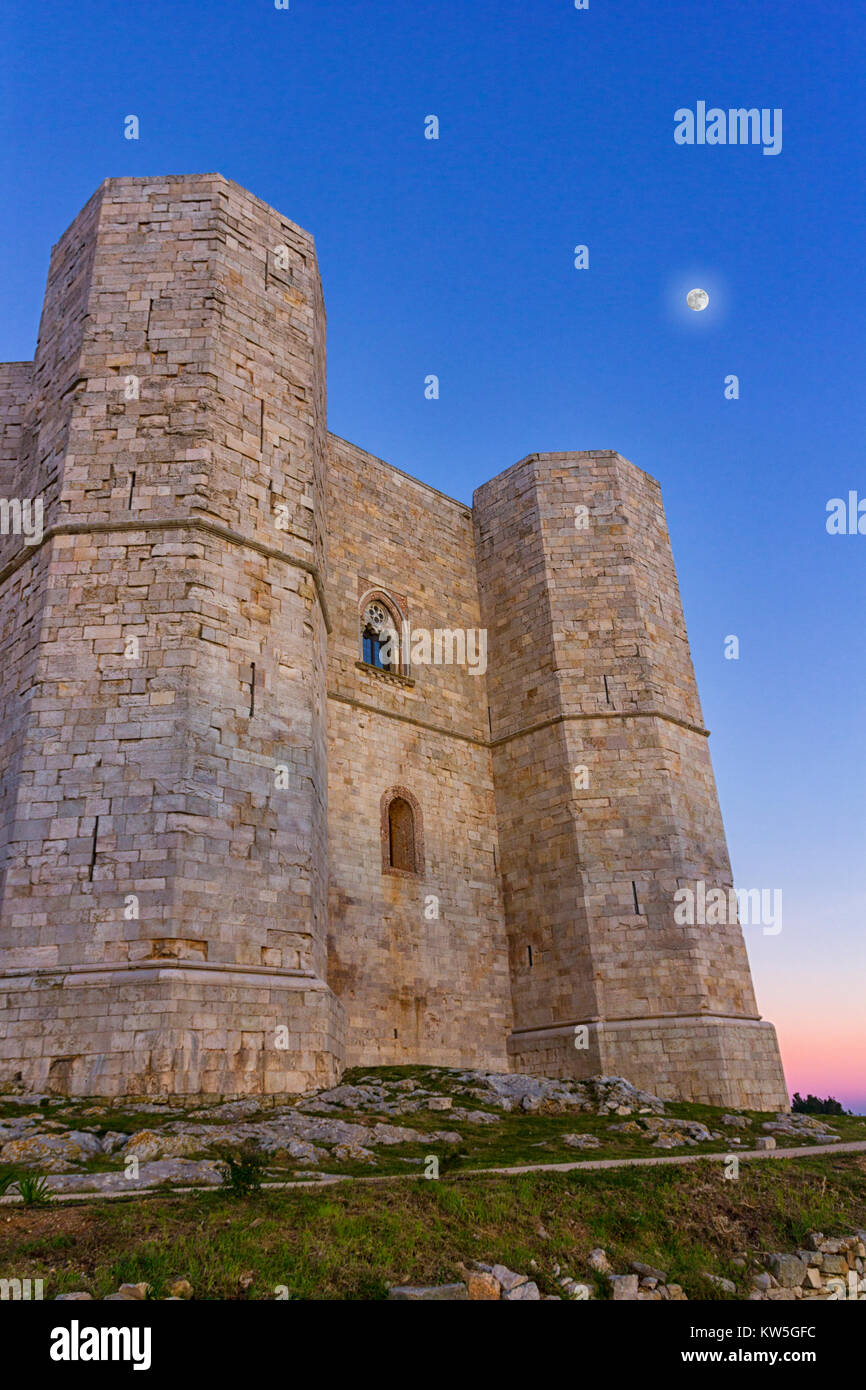 Castel del Monte Andria, Sito del Patrimonio Mondiale Foto Stock