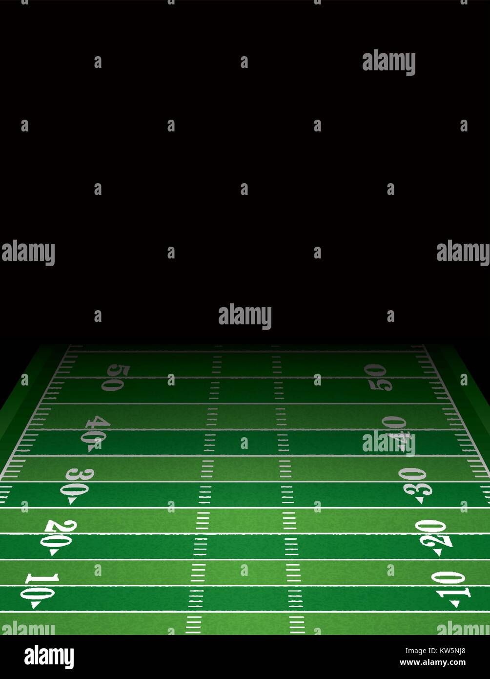 Un Americano di campo di calcio sfondo con spazio per la copia. EPS vettoriali 10 disponibili. Illustrazione Vettoriale