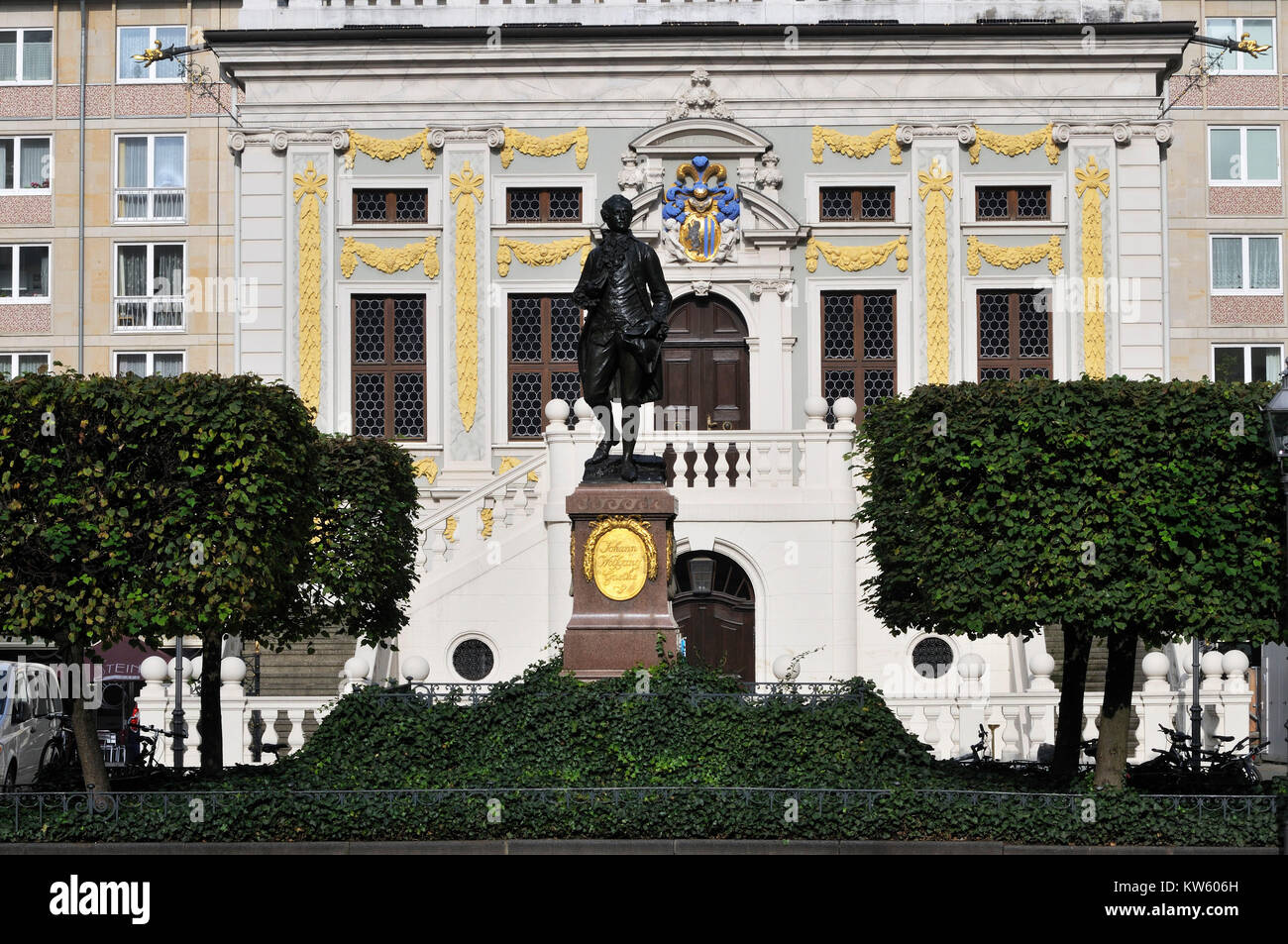 Leipzig roditura, mercato Naschmarkt di Lipsia Foto Stock