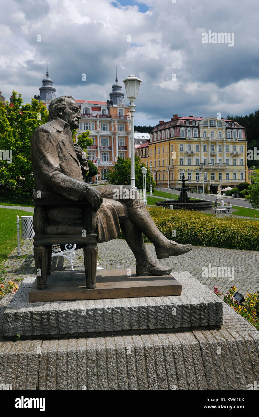 Mari? La nsk? L? Zn?, Marianske Lazne, o Marien il bagno, Repubblica Ceca, Mari?nsk? L?zn?, o Marienbad, Repubblica Ceca Foto Stock