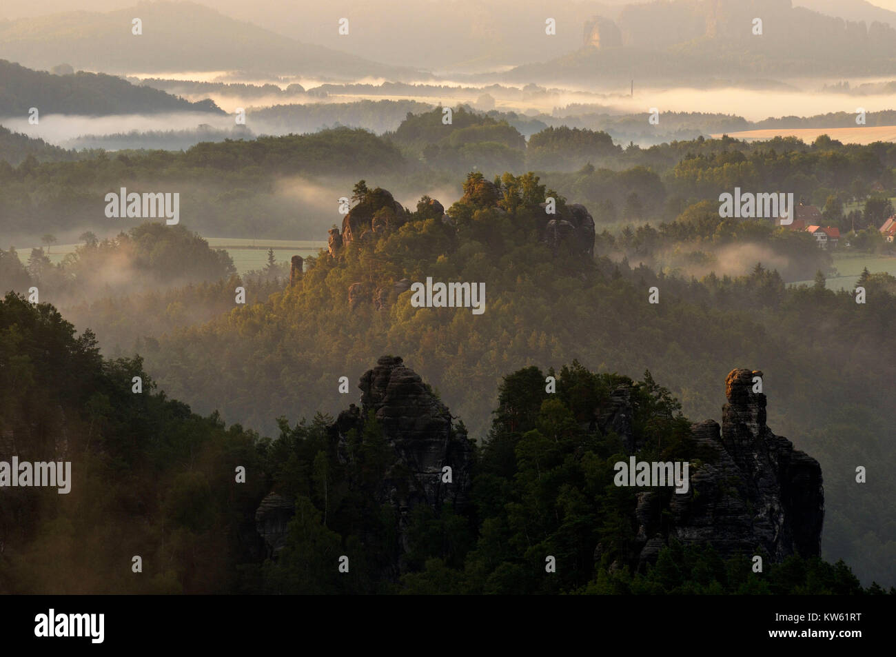 Svizzera sassone, Gamrig, Gamrig Foto Stock