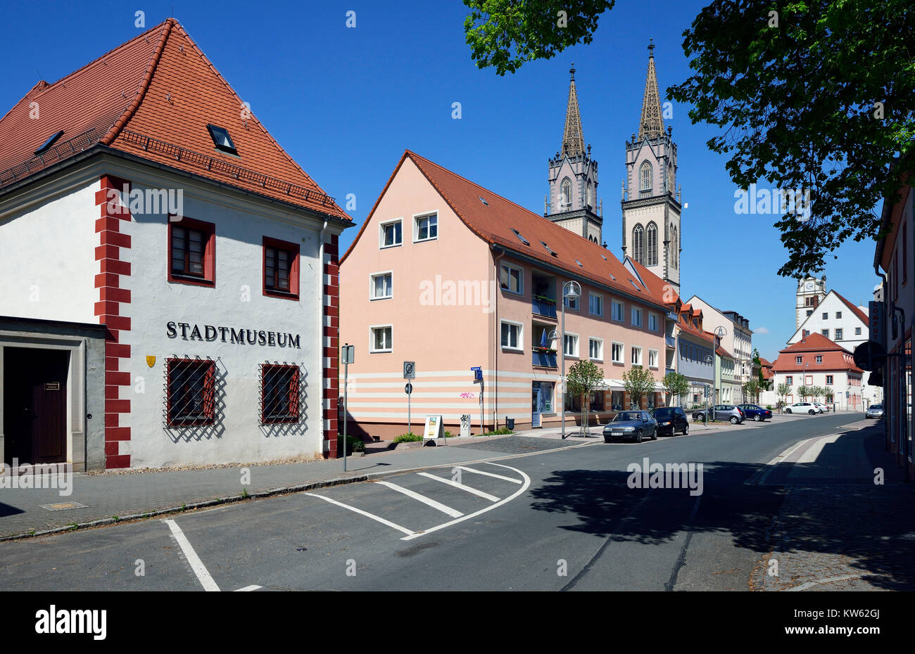 La Sassonia, Oschatz, museo nei consigli statuto parti del lavoro, Sachsen, Museo in der Ratsfronfeste Foto Stock