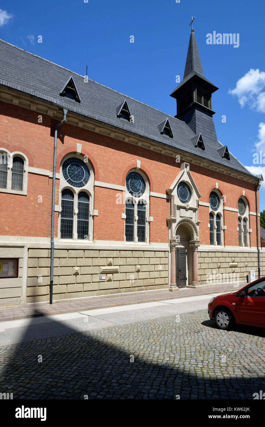 La Sassonia, Zwickau, chiesa cattolica Saint Johann Nepomuk, Sachsen, katholische Kirche St Johann Nepomuk Foto Stock