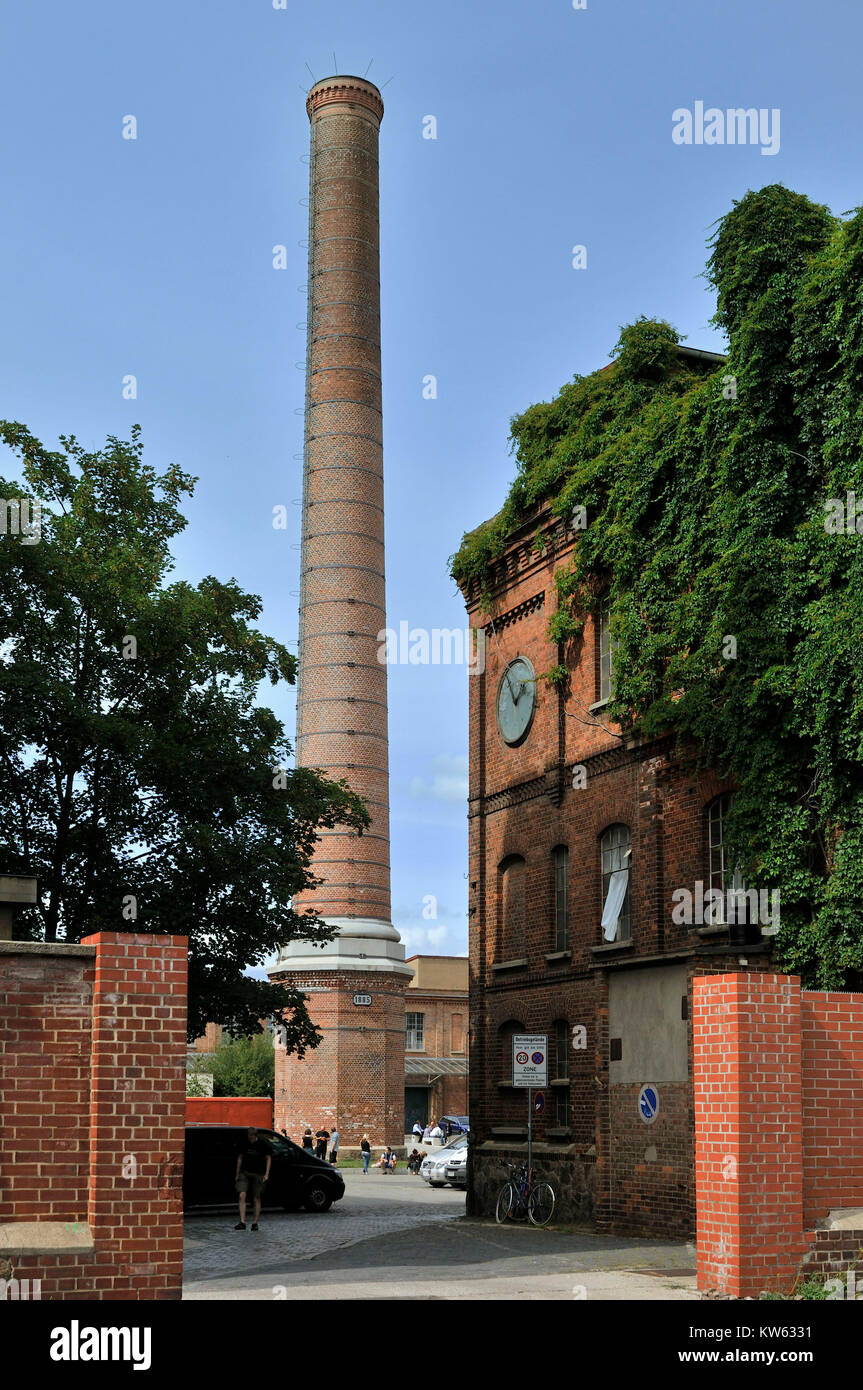 Leipzig vecchia filanda, Leipzig Alte Spinnerei Foto Stock